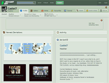 Tablet Screenshot of castiel7.deviantart.com