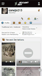 Mobile Screenshot of conejo213.deviantart.com