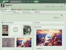 Tablet Screenshot of conejo213.deviantart.com