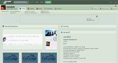 Desktop Screenshot of metalbitt.deviantart.com