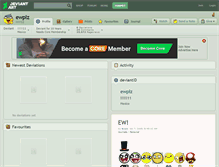 Tablet Screenshot of ewplz.deviantart.com