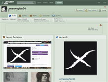 Tablet Screenshot of cenaroseyfan54.deviantart.com