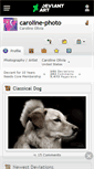 Mobile Screenshot of caroline-photo.deviantart.com