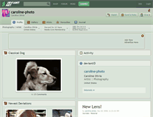 Tablet Screenshot of caroline-photo.deviantart.com