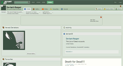 Desktop Screenshot of deviant-reaper.deviantart.com
