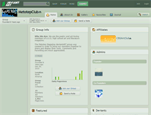 Tablet Screenshot of metotepclub.deviantart.com