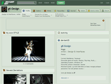 Tablet Screenshot of gk-design.deviantart.com