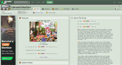 Desktop Screenshot of cute-and-colourful.deviantart.com