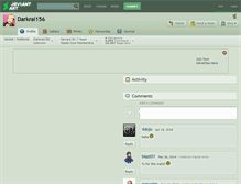 Tablet Screenshot of darkrai156.deviantart.com