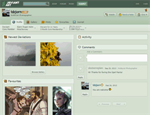 Tablet Screenshot of isbjorn.deviantart.com