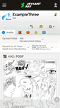 Mobile Screenshot of examplethree.deviantart.com