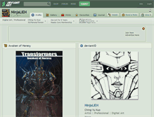 Tablet Screenshot of ninjalieh.deviantart.com