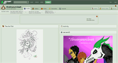 Desktop Screenshot of iliveinyourcloset.deviantart.com