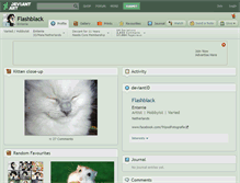 Tablet Screenshot of flashblack.deviantart.com