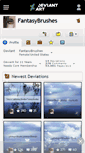 Mobile Screenshot of fantasybrushes.deviantart.com