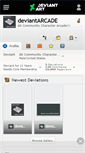 Mobile Screenshot of deviantarcade.deviantart.com
