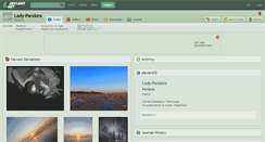 Desktop Screenshot of lady-pandora.deviantart.com
