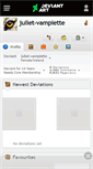 Mobile Screenshot of juliet-vampiette.deviantart.com