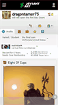 Mobile Screenshot of dragontamer75.deviantart.com