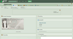Desktop Screenshot of jesus-is-love.deviantart.com