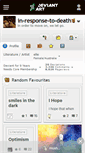 Mobile Screenshot of in-response-to-death.deviantart.com
