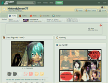 Tablet Screenshot of nintendosensei77.deviantart.com