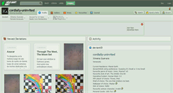Desktop Screenshot of cordially-uninvited.deviantart.com