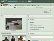 Tablet Screenshot of desolee.deviantart.com
