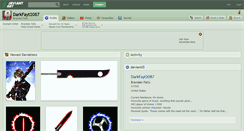 Desktop Screenshot of darkfayt2087.deviantart.com