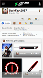 Mobile Screenshot of darkfayt2087.deviantart.com