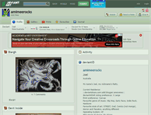 Tablet Screenshot of amimeerocks.deviantart.com