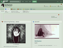 Tablet Screenshot of northanium.deviantart.com