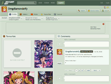 Tablet Screenshot of omgdiamondelfy.deviantart.com