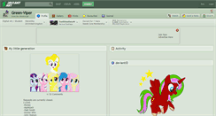Desktop Screenshot of green-viper.deviantart.com