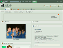 Tablet Screenshot of candyeater.deviantart.com