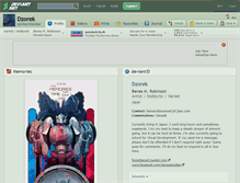 Tablet Screenshot of dzorek.deviantart.com