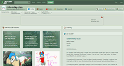 Desktop Screenshot of chibi-milky-chan.deviantart.com