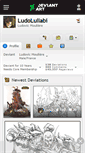 Mobile Screenshot of ludolullabi.deviantart.com