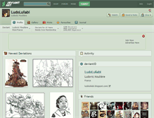 Tablet Screenshot of ludolullabi.deviantart.com