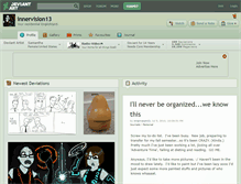 Tablet Screenshot of innervision13.deviantart.com