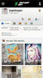 Mobile Screenshot of marimoon.deviantart.com
