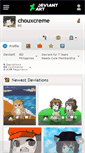 Mobile Screenshot of chouxcreme.deviantart.com