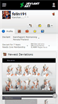 Mobile Screenshot of felin191.deviantart.com