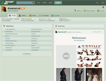 Tablet Screenshot of dreamercal.deviantart.com
