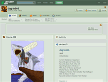 Tablet Screenshot of dagrin666.deviantart.com
