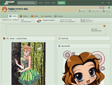 Tablet Screenshot of happy-every-day.deviantart.com