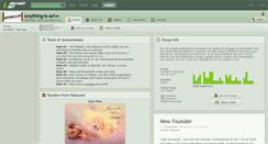 Desktop Screenshot of anything-is-art.deviantart.com
