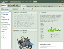 Tablet Screenshot of anything-is-art.deviantart.com