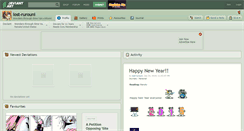 Desktop Screenshot of lost-rurouni.deviantart.com