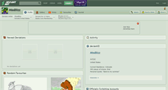 Desktop Screenshot of missblizz.deviantart.com